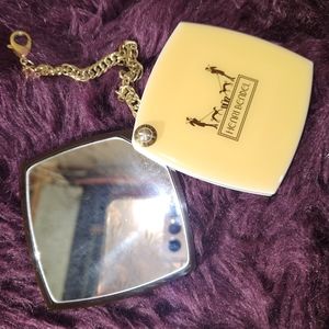 henri bendel purse mirror with chain (A)